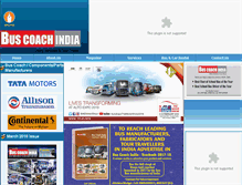 Tablet Screenshot of buscoachindia.com